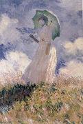 Claude Monet Study of a Figure outdoors Sweden oil painting artist